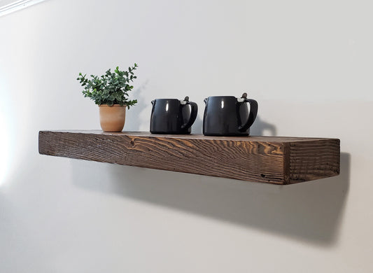100% AUTHENTIC RECLAIMED WOOD Floating Shelf, Barn wood Shelf, Industrial, Rustic, Wall, Wooden, Mid Century Modern, Vintage, Farmhouse