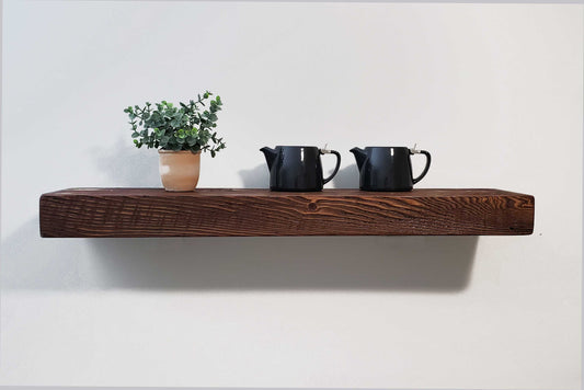 100% AUTHENTIC RECLAIMED WOOD Floating Shelf, Barn wood Shelf, Industrial, Rustic, Wall, Wooden, Mid Century Modern, Vintage, Farmhouse