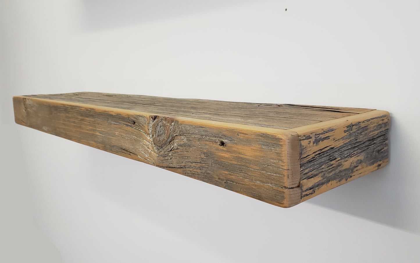 100% AUTHENTIC RECLAIMED WOOD Floating Shelf, Barn wood Shelf, Industrial, Rustic, Wall, Wooden, Mid Century Modern, Vintage, Farmhouse