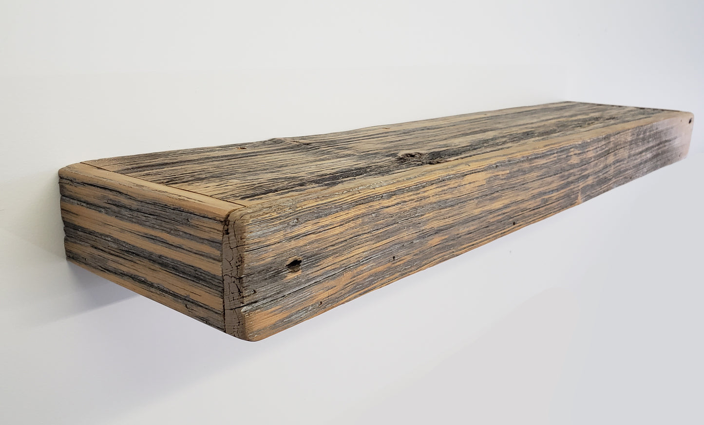 100% AUTHENTIC RECLAIMED WOOD Floating Shelf, Barn wood Shelf, Industrial, Rustic, Wall, Wooden, Mid Century Modern, Vintage, Farmhouse