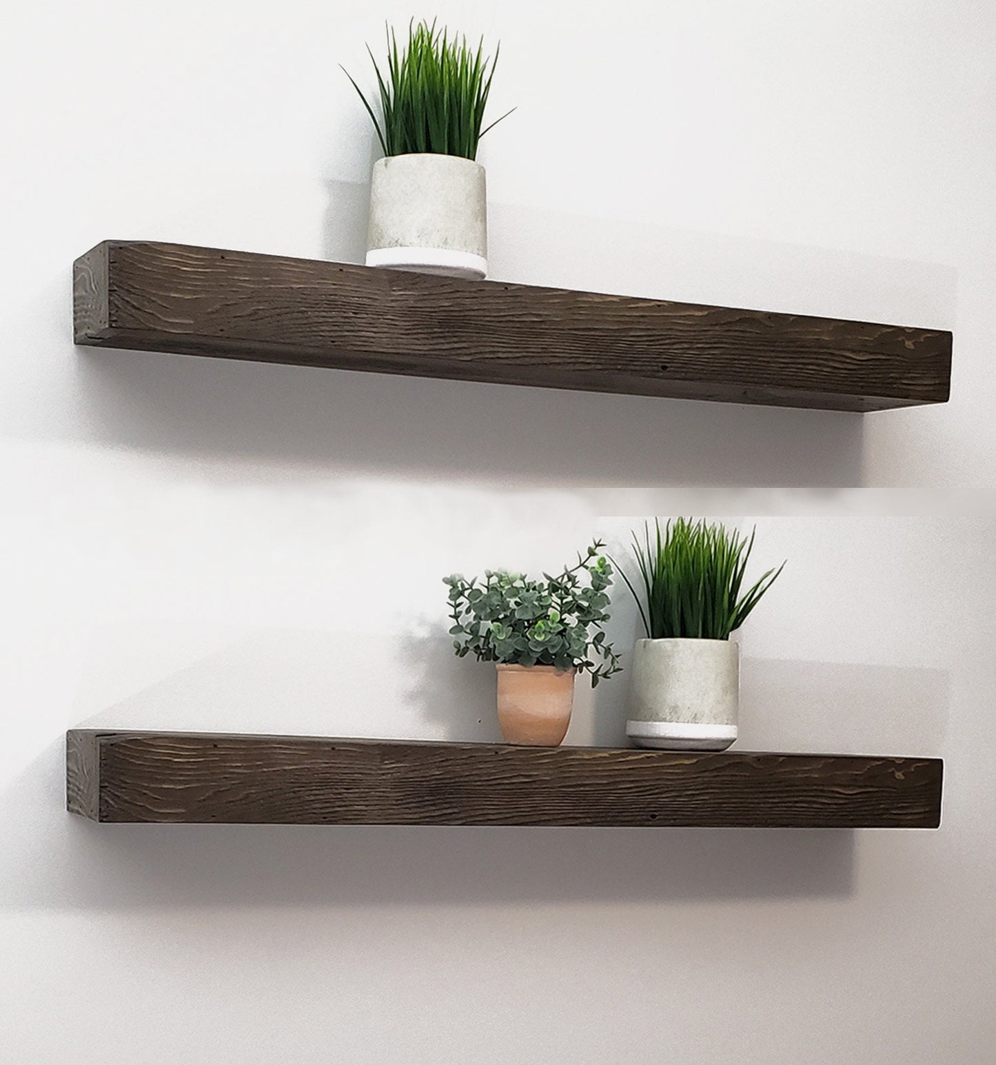 100% AUTHENTIC RECLAIMED WOOD Floating Shelf, Barn wood Shelf, Industrial, Rustic, Wall, Wooden, Mid Century Modern, Vintage, Farmhouse