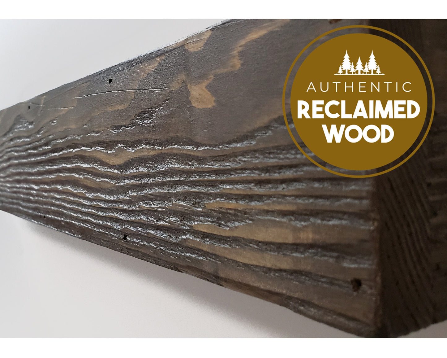 100% AUTHENTIC RECLAIMED WOOD Floating Shelf, Barn wood Shelf, Industrial, Rustic, Wall, Wooden, Mid Century Modern, Vintage, Farmhouse