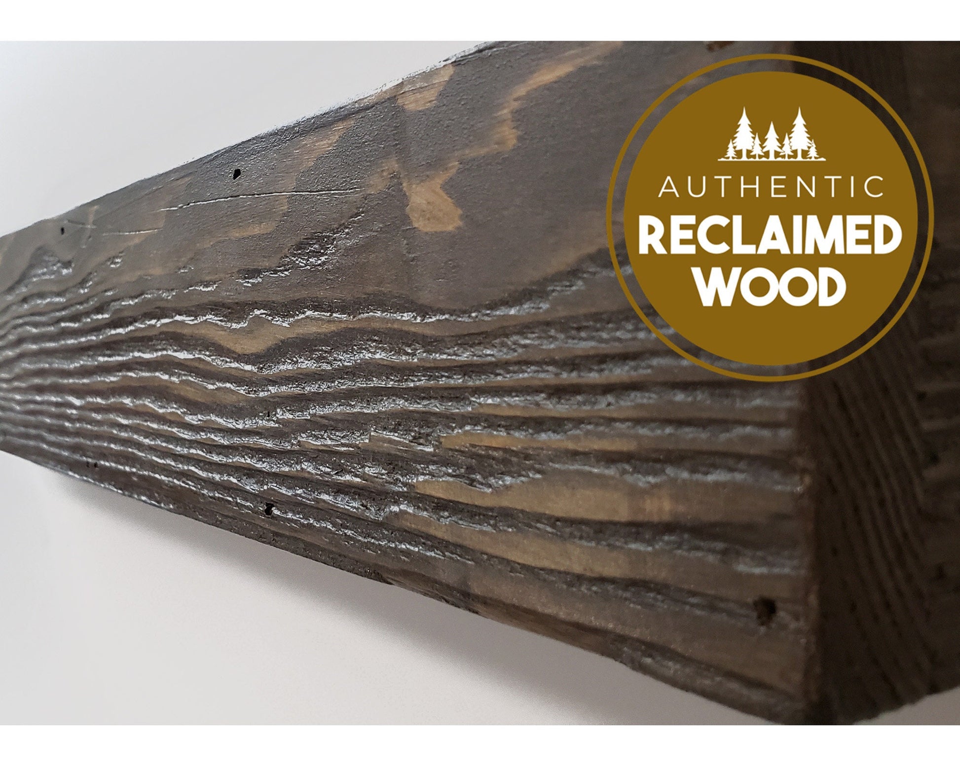 100% AUTHENTIC RECLAIMED WOOD Floating Shelf, Barn wood Shelf, Industrial, Rustic, Wall, Wooden, Mid Century Modern, Vintage, Farmhouse