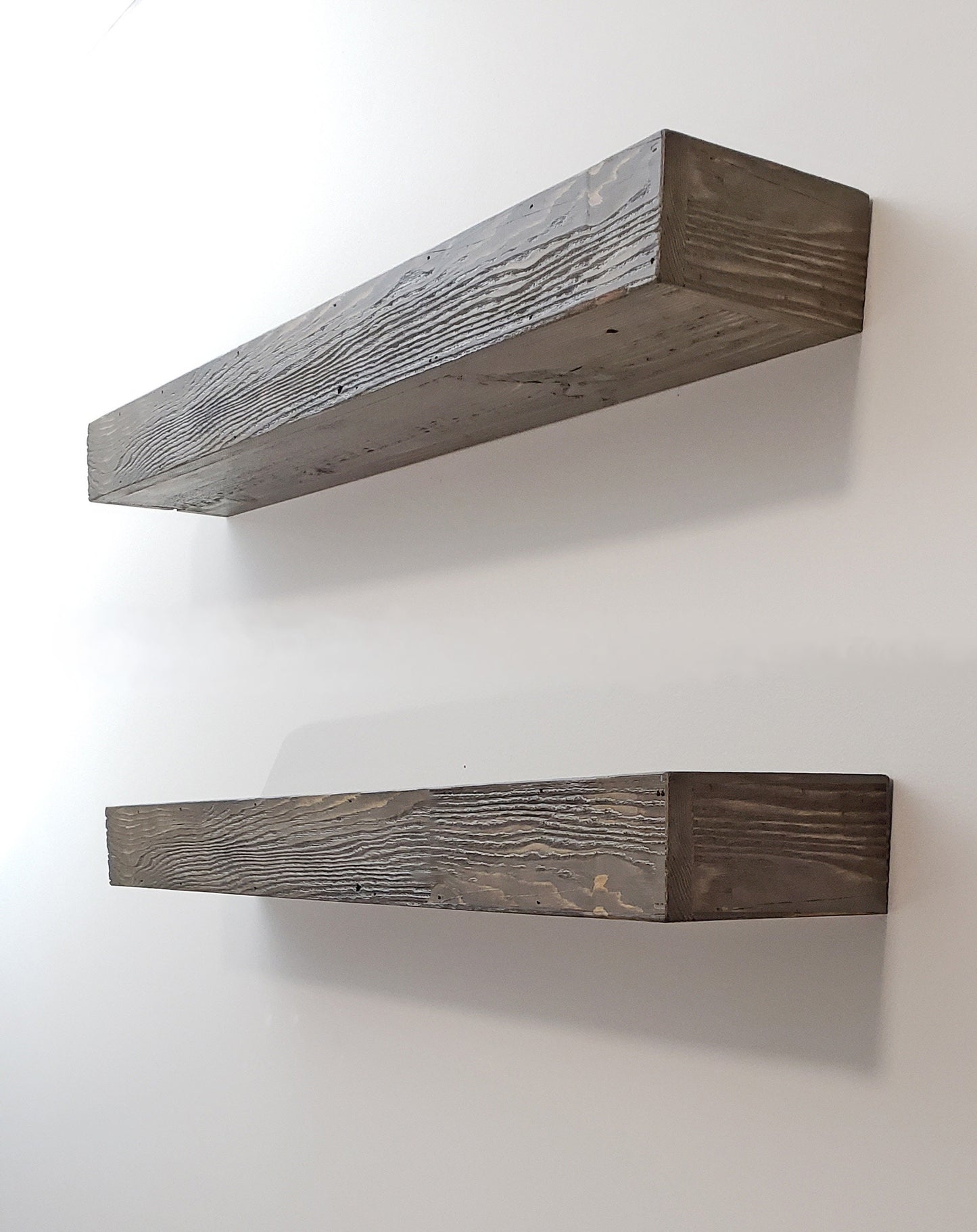 100% AUTHENTIC RECLAIMED WOOD Floating Shelf, Barn wood Shelf, Industrial, Rustic, Wall, Wooden, Mid Century Modern, Vintage, Farmhouse