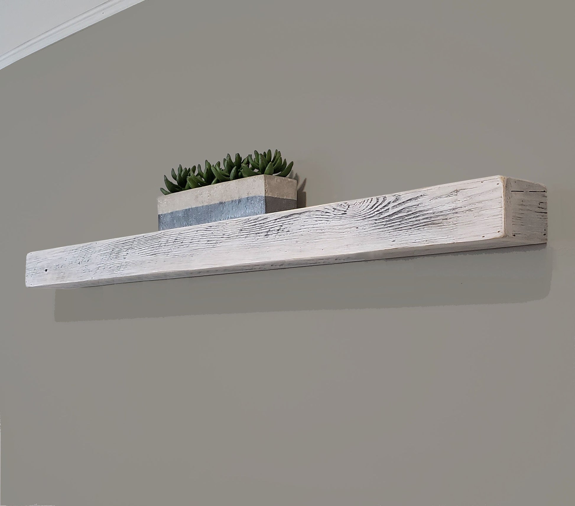 100% AUTHENTIC RECLAIMED WOOD Floating Shelf, Barn wood Shelf, Industrial, Rustic, Wall, Wooden, Mid Century Modern, Vintage, Farmhouse