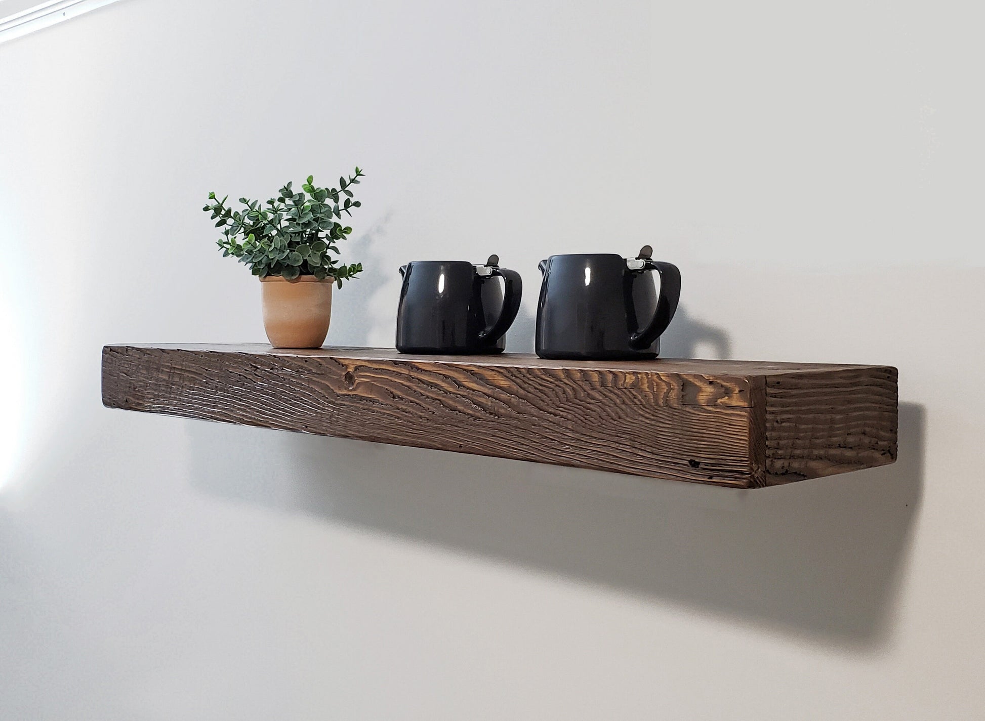 100% AUTHENTIC RECLAIMED WOOD Floating Shelf, Barn wood Shelf, Industrial, Rustic, Wall, Wooden, Mid Century Modern, Vintage, Farmhouse