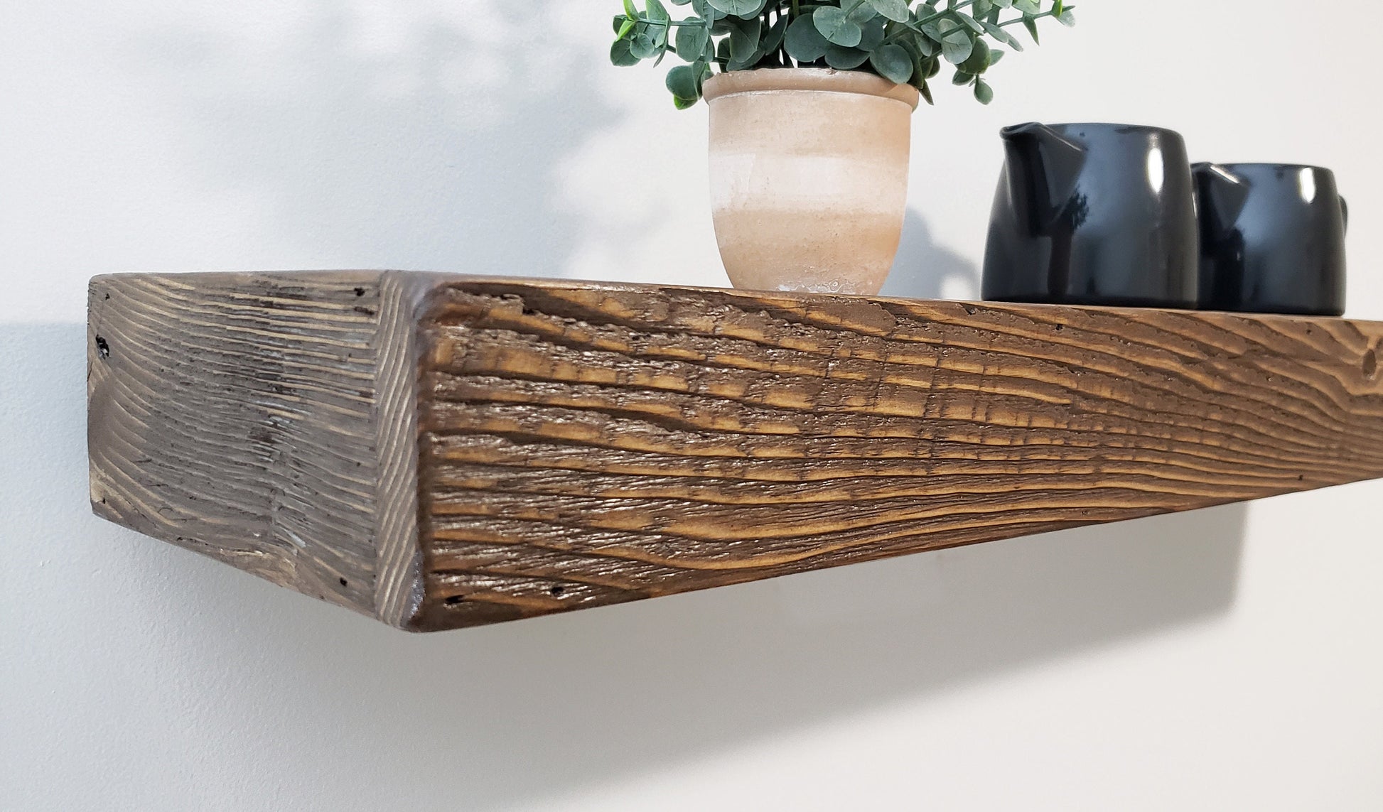 100% AUTHENTIC RECLAIMED WOOD Floating Shelf, Barn wood Shelf, Industrial, Rustic, Wall, Wooden, Mid Century Modern, Vintage, Farmhouse