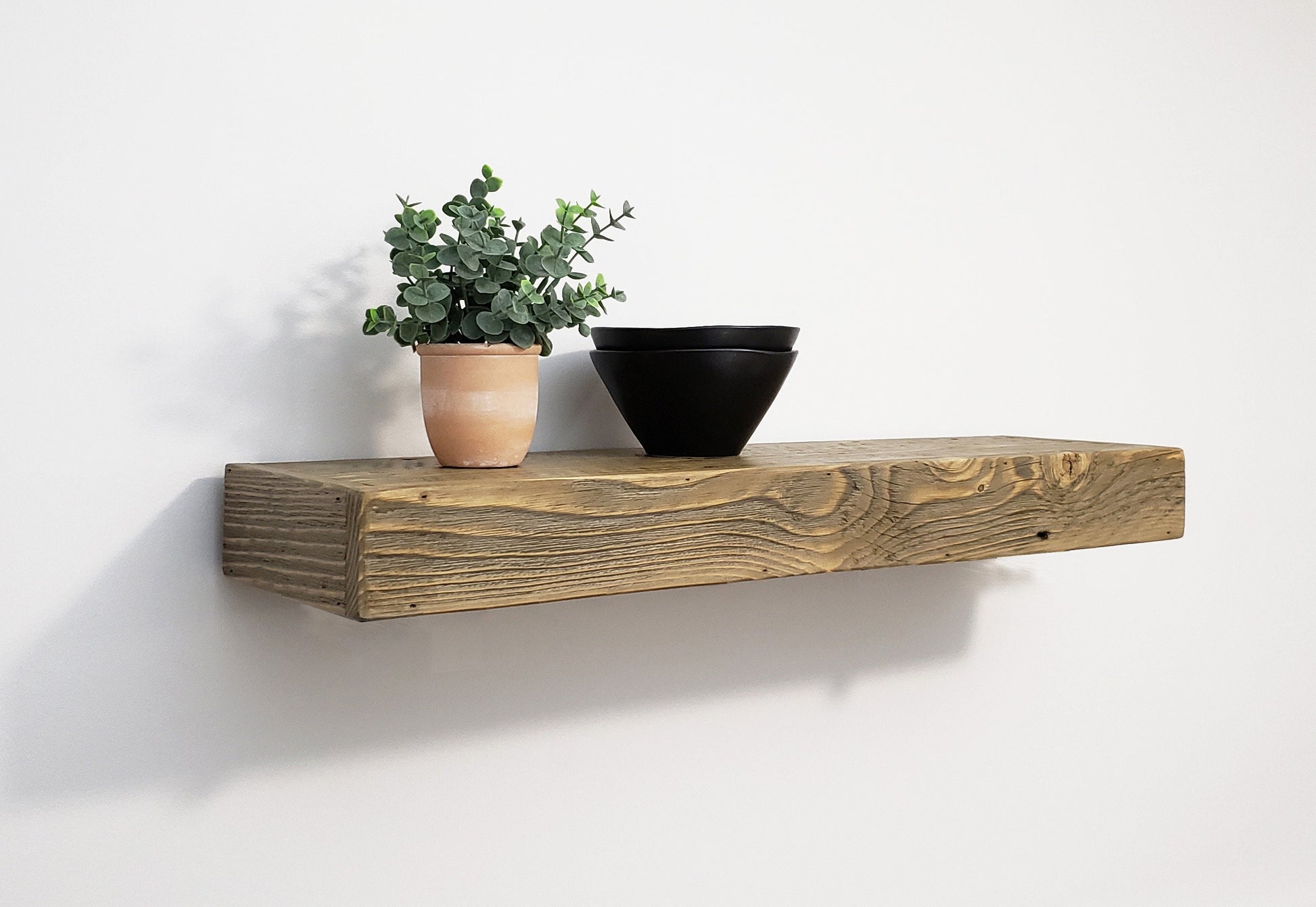 100% AUTHENTIC RECLAIMED WOOD Floating Shelf, Barn wood Shelf, Industrial, Rustic, Wall, Wooden, Mid Century Modern, Vintage, Farmhouse