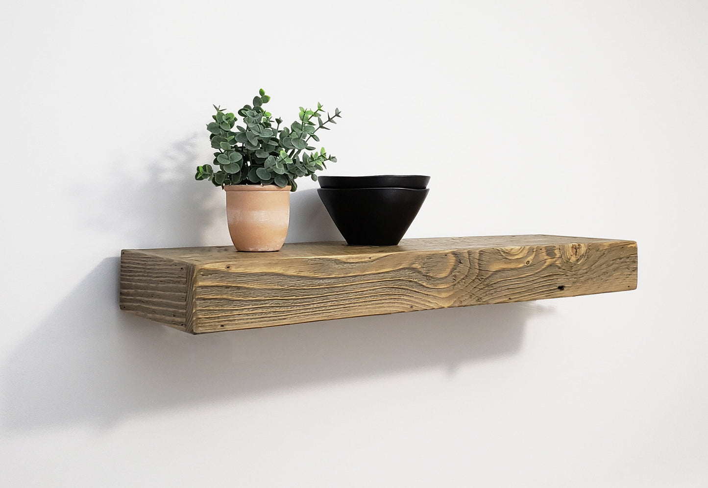 100% AUTHENTIC RECLAIMED WOOD Floating Shelf, Barn wood Shelf, Industrial, Rustic, Wall, Wooden, Mid Century Modern, Vintage, Farmhouse