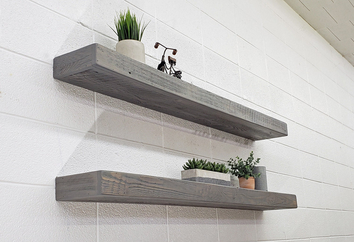 100% AUTHENTIC RECLAIMED WOOD Floating Shelf, Barn wood Shelf, Industrial, Rustic, Wall, Wooden, Mid Century Modern, Vintage, Farmhouse