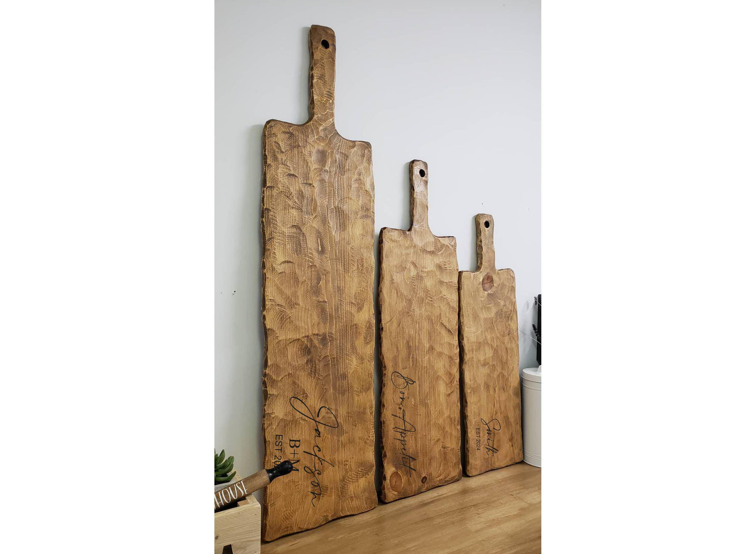 Extra Large Rustic Personalized Charcuterie Boards | Handcrafted Farmhouse Decor | Wedding Gift